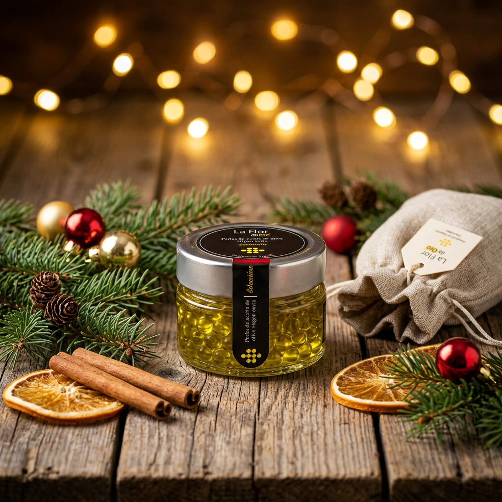 PERŁY Z OLIWY Z OLIWEK EXTRA VIRGIN LA FLOR DE ORO – KAWIOR OLIWNY 50 G
