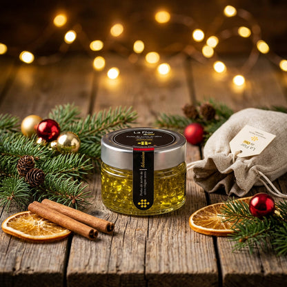PERŁY Z OLIWY Z OLIWEK EXTRA VIRGIN LA FLOR DE ORO – KAWIOR OLIWNY 50 G