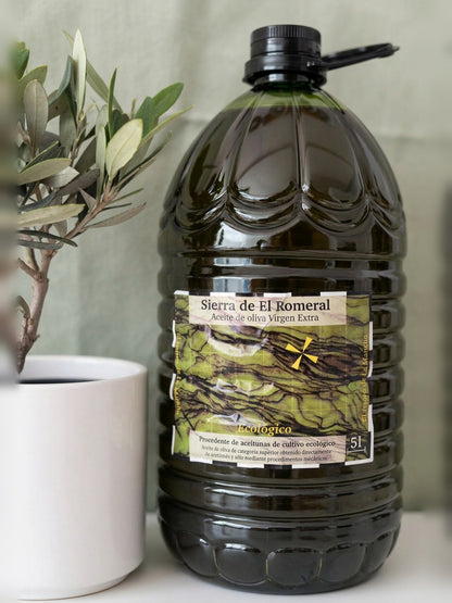 Ekologiczna oliwa z oliwek extra virgin Cornicabra Sierra de El Romeral 5 l